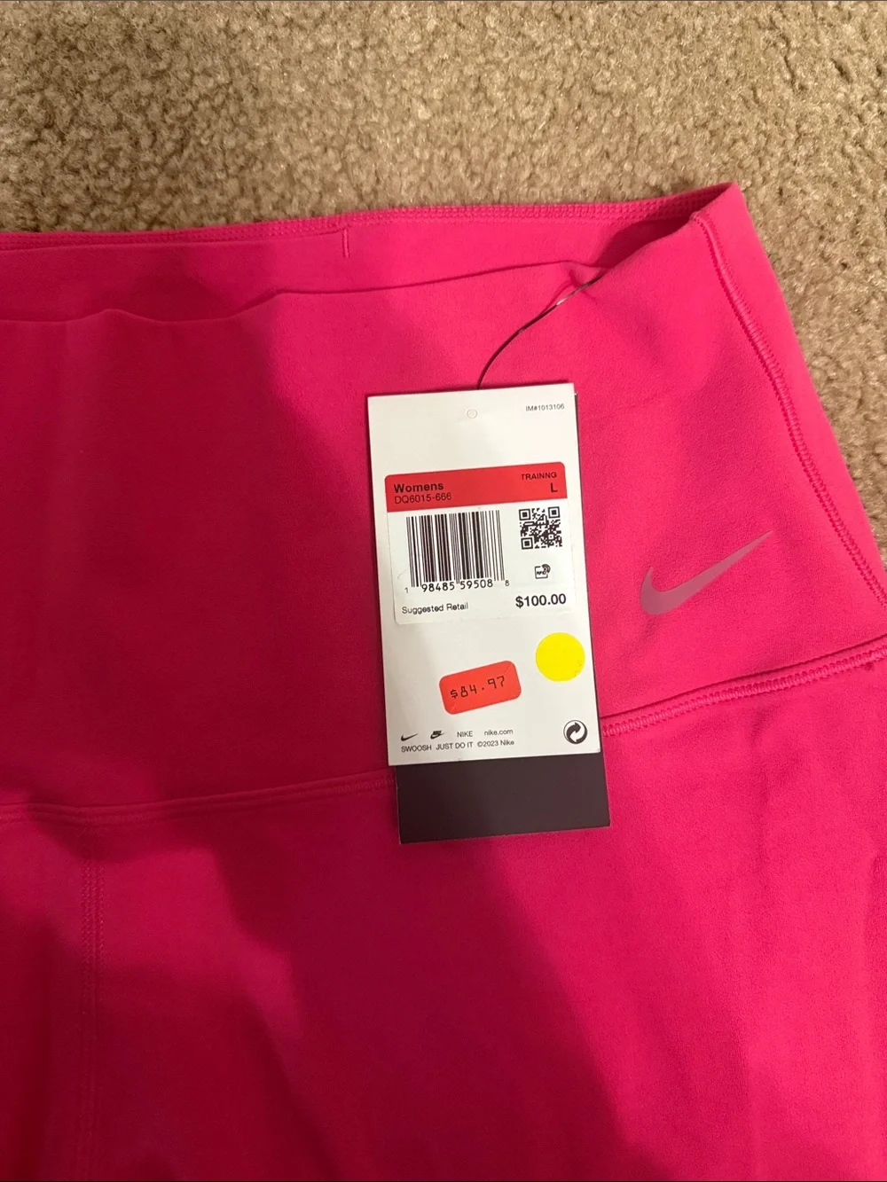 Nike Woman’s Bright Pink Performance Leggings